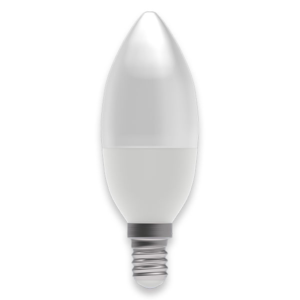 60687 - Genesis 4.7W LED Dimmable Opal Candle - SES - 4000K